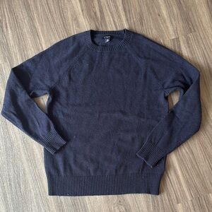 J.Crew Men's Wool Blend Navy Sweater szM